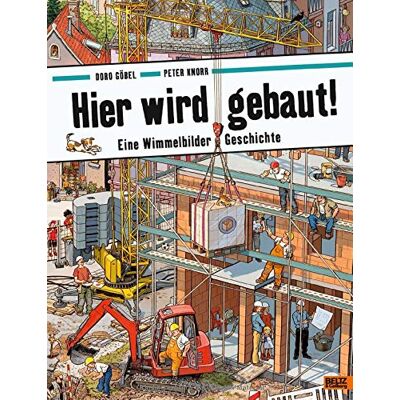 Doro Göbel - Hier wird gebaut!: Eine Wimmelbilder-Geschichte. Vierfarbiges Pappbilderbuch - Preis vom 22.09.2026 03:35:57 h Doro Göbel - Hier wird gebaut!: Eine Wimmelbilder-Geschichte. Vierfarbiges Pappbilderbuch - Preis vom 22.09.2026 03:35:57 h