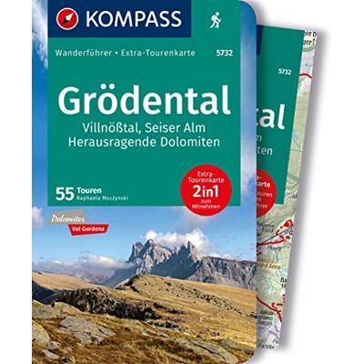 KOMPASS Wanderführer Grödental, Villnößtal, Seiser Alm, Herausragende Dolomiten, 55 Touren: mit Extra-Tourenkarte, GPX-Daten zum Download - Preis vom 17.06.2026 05:34:31 h KOMPASS Wanderführer Grödental, Villnößtal, Seiser Alm, Herausragende Dolomiten, 55 Touren: mit Extra-Tourenkarte, GPX-Daten zum Download - Preis vom 17.06.2026 05:34:31 h