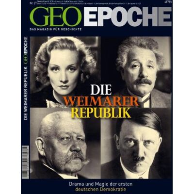 Peter-Matthias Gaede - Geo Epoche. Weimarer Republik: Das Magazin für Geschichte. Drama und Magie der ersten deutschen Demokratie: 27/2007 - Preis vom 23.06.2026 11:45:09 h Peter-Matthias Gaede - Geo Epoche. Weimarer Republik: Das Magazin für Geschichte. Drama und Magie der ersten deutschen Demokratie: 27/2007 - Preis vom 23.06.2026 11:45:09 h