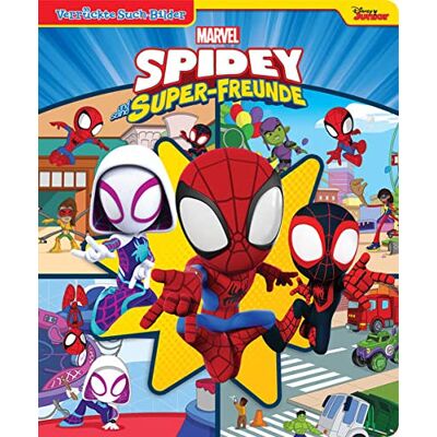 Phoenix International Publications (pikids) - Marvel Spidey und seine Super-Freunde - Verrückte Such-Bilder, groß - Wimmelbuch - Pappbilderbuch mit wattiertem Umschlag - Preis vom 22.09.2026 03:35:57 h Phoenix International Publications (pikids) - Marvel Spidey und seine Super-Freunde - Verrückte Such-Bilder, groß - Wimmelbuch - Pappbilderbuch mit wattiertem Umschlag - Preis vom 22.09.2026 03:35:57 h