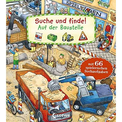 Loewe Wimmelbücher - Suche und finde! - Auf der Baustelle: Mit 66 spielerischen Suchaufgaben - Wimmelbuch ab 2 Jahre - Preis vom 22.09.2026 03:35:57 h Loewe Wimmelbücher - Suche und finde! - Auf der Baustelle: Mit 66 spielerischen Suchaufgaben - Wimmelbuch ab 2 Jahre - Preis vom 22.09.2026 03:35:57 h