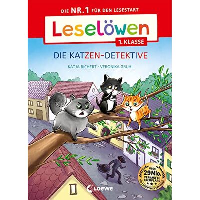 Katja Richert - Leselöwen 1. Klasse - Die Katzen-Detektive (Großbuchstabenausgabe): Die Nr. 1 für den Lesestart - Mit Leselernschrift ABeZeh - Erstlesebuch für Kinder ab 6 Jahren - Preis vom 23.06.2026 11:45:09 h Katja Richert - Leselöwen 1. Klasse - Die Katzen-Detektive (Großbuchstabenausgabe): Die Nr. 1 für den Lesestart - Mit Leselernschrift ABeZeh - Erstlesebuch für Kinder ab 6 Jahren - Preis vom 23.06.2026 11:45:09 h