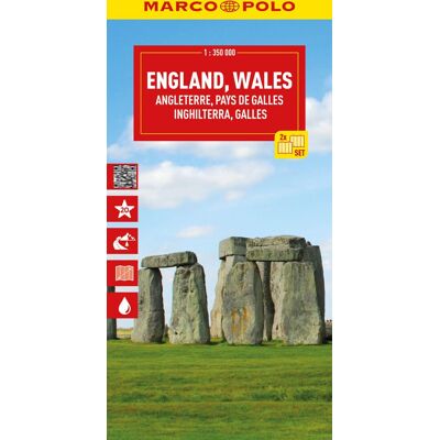 Marco Polo Verlag - MARCO POLO Reisekarte England, Wales (2-Karten-Set) 1:350.000: wegenkaart 1:350.000 (Marco Polo Wegenkaart) - Preis vom 16.06.2026 05:30:18 h Marco Polo Verlag - MARCO POLO Reisekarte England, Wales (2-Karten-Set) 1:350.000: wegenkaart 1:350.000 (Marco Polo Wegenkaart) - Preis vom 16.06.2026 05:30:18 h