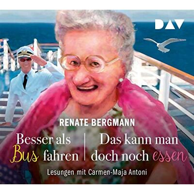 Bergmann Besser als Bus fahren / Das kann man doch noch essen: Lesungen mit Carmen-Maja Antoni (5 CDs) - Preis vom 23.06.2026 11:45:09 h Bergmann Besser als Bus fahren / Das kann man doch noch essen: Lesungen mit Carmen-Maja Antoni (5 CDs) - Preis vom 23.06.2026 11:45:09 h