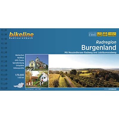 Esterbauer Verlag - Radregion Burgenland: Mit Neusiedlersee-Radweg und Jubiläumsradweg, 1:75.000, 1.420 km, wetterfest/reißfest, GPS-Tracks Download, LiveUpdate (Bikeline Radtourenbücher) - Preis vom 20.06.2026 05:23:55 h Esterbauer Verlag - Radregion Burgenland: Mit Neusiedlersee-Radweg und Jubiläumsradweg, 1:75.000, 1.420 km, wetterfest/reißfest, GPS-Tracks Download, LiveUpdate (Bikeline Radtourenbücher) - Preis vom 20.06.2026 05:23:55 h