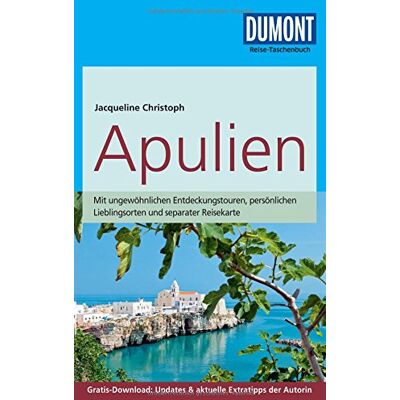Jacqueline Christoph - DuMont Reise-Taschenbuch Reiseführer Apulien: mit Online-Updates als Gratis-Download - Preis vom 18.06.2026 05:44:55 h Jacqueline Christoph - DuMont Reise-Taschenbuch Reiseführer Apulien: mit Online-Updates als Gratis-Download - Preis vom 18.06.2026 05:44:55 h