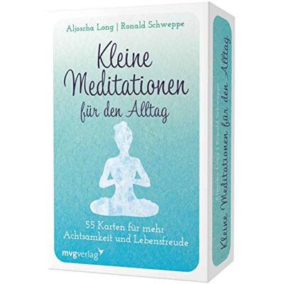 Schweppe, Ronald Pierre - Kleine Meditationen für den Alltag: 55 Übungskarten für mehr Achtsamkeit und Lebensfreude - Preis vom 17.06.2026 05:34:31 h Schweppe, Ronald Pierre - Kleine Meditationen für den Alltag: 55 Übungskarten für mehr Achtsamkeit und Lebensfreude - Preis vom 17.06.2026 05:34:31 h