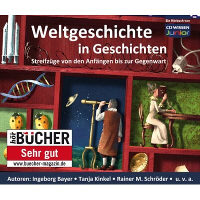 Volker Ebersbach - CD WISSEN Junior - Weltgeschichte in Geschichten. Streifzüge von den Anfängen bis zur Gegenwart, 6 CDs - Preis vom 19.06.2026 05:29:47 h Volker Ebersbach - CD WISSEN Junior - Weltgeschichte in Geschichten. Streifzüge von den Anfängen bis zur Gegenwart, 6 CDs - Preis vom 19.06.2026 05:29:47 h