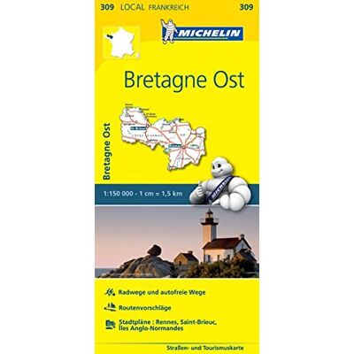 Bretagne Ost: Straßen- und Tourismuskarte 1:150.000 (MICHELIN Localkarten) - Preis vom 21.06.2026 05:42:24 h Bretagne Ost: Straßen- und Tourismuskarte 1:150.000 (MICHELIN Localkarten) - Preis vom 21.06.2026 05:42:24 h