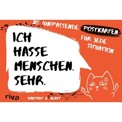 Nervt, Hartmut G. - Ich hasse Menschen. Sehr. - 20 (un)passende Postkarten für jede Situation - Preis vom 24.06.2026 07:42:13 h Nervt, Hartmut G. - Ich hasse Menschen. Sehr. - 20 (un)passende Postkarten für jede Situation - Preis vom 24.06.2026 07:42:13 h