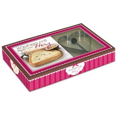 Kochen mit Herz - Rezepte für Verliebte: Buch mit einer Herzform in dekorativer Geschenkbox - Preis vom 22.06.2026 11:45:37 h Kochen mit Herz - Rezepte für Verliebte: Buch mit einer Herzform in dekorativer Geschenkbox - Preis vom 22.06.2026 11:45:37 h