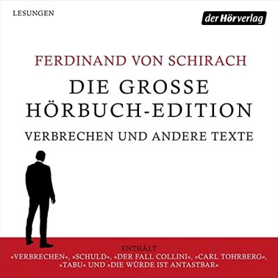 Schirach, Ferdinand von - Die große Hörbuch-Edition - Verbrechen und andere Texte: Verbrechen - Schuld - Der Fall Collini - Carl Tohrberg - Tabu - Die Würde ist antastbar - Preis vom 22.06.2026 11:45:37 h Schirach, Ferdinand von - Die große Hörbuch-Edition - Verbrechen und andere Texte: Verbrechen - Schuld - Der Fall Collini - Carl Tohrberg - Tabu - Die Würde ist antastbar - Preis vom 22.06.2026 11:45:37 h