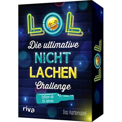 LOL – Die ultimative Nicht-lachen-Challenge – Edition ab 18 Jahren: Das Kartenspiel. Mit den besten Witzen, Flachwitzen, Scherzfragen für Erwachsene. Partyspiel mit Trinkspielvariante - Preis vom 24.06.2026 19:44:00 h LOL – Die ultimative Nicht-lachen-Challenge – Edition ab 18 Jahren: Das Kartenspiel. Mit den besten Witzen, Flachwitzen, Scherzfragen für Erwachsene. Partyspiel mit Trinkspielvariante - Preis vom 24.06.2026 19:44:00 h