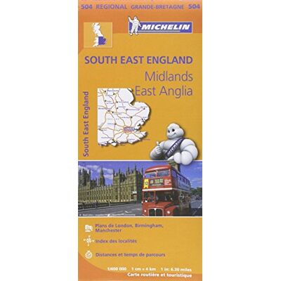 Michelin 504 South East England, Midlands, East Anglia - Preis vom 19.06.2026 05:29:47 h Michelin 504 South East England, Midlands, East Anglia - Preis vom 19.06.2026 05:29:47 h