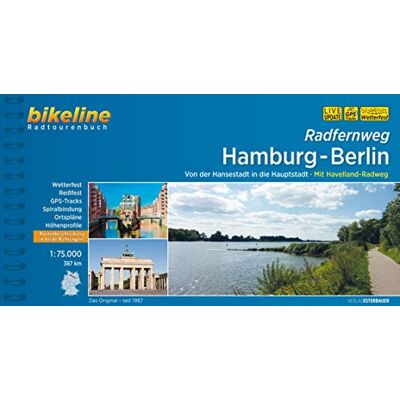 Esterbauer Verlag - Radfernweg Hamburg-Berlin: Von der Hansestadt in die Hauptstadt. Mit Havelland-Radweg. 387 km, 1:75.000, wetterfest/reißfest, GPS-Tracks Download, LiveUpdate (Bikeline Radtourenbücher) - Preis vom 17.06.2026 05:34:31 h Esterbauer Verlag - Radfernweg Hamburg-Berlin: Von der Hansestadt in die Hauptstadt. Mit Havelland-Radweg. 387 km, 1:75.000, wetterfest/reißfest, GPS-Tracks Download, LiveUpdate (Bikeline Radtourenbücher) - Preis vom 17.06.2026 05:34:31 h