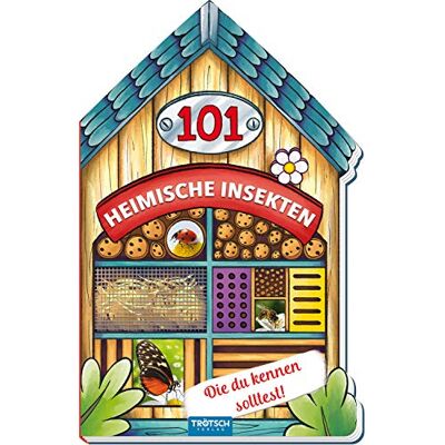 Trötsch Verlag GmbH & Co. KG - Trötsch Buch in Hausform 101 Heimische Insekten von A bis Z, die du kennen solltest: Kinderbuch Sachbuch Insektenbuch (Erstes Wissen) - Preis vom 26.06.2026 19:40:26 h Trötsch Verlag GmbH & Co. KG - Trötsch Buch in Hausform 101 Heimische Insekten von A bis Z, die du kennen solltest: Kinderbuch Sachbuch Insektenbuch (Erstes Wissen) - Preis vom 26.06.2026 19:40:26 h