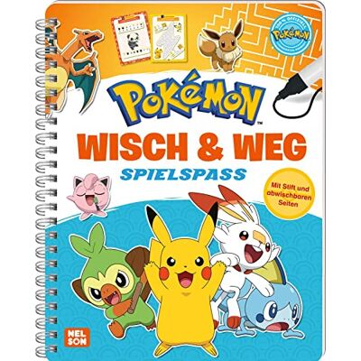 Pokémon Wisch & Weg - Spielspaß: mit abwischbaren Seiten und Stift mit Stift und abwischbaren Seiten - Preis vom 22.06.2026 23:23:57 h Pokémon Wisch & Weg - Spielspaß: mit abwischbaren Seiten und Stift mit Stift und abwischbaren Seiten - Preis vom 22.06.2026 23:23:57 h