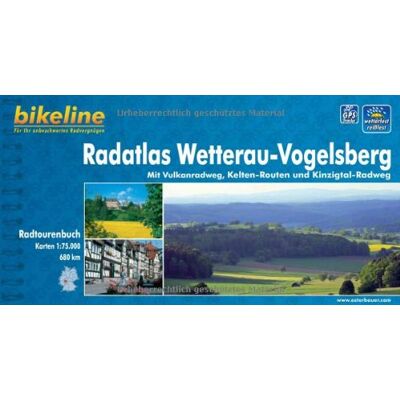 Esterbauer - bikeline Radtourenbuch, Radatlas Wetterau Vogelsberg: Mit Vulkanradweg, Kelten-Routen und Kinzigtal- Radweg, 1 : 75 000, wetterfest/reißfest, GPS-Tracks Download - Preis vom 16.06.2026 05:30:18 h Esterbauer - bikeline Radtourenbuch, Radatlas Wetterau Vogelsberg: Mit Vulkanradweg, Kelten-Routen und Kinzigtal- Radweg, 1 : 75 000, wetterfest/reißfest, GPS-Tracks Download - Preis vom 16.06.2026 05:30:18 h