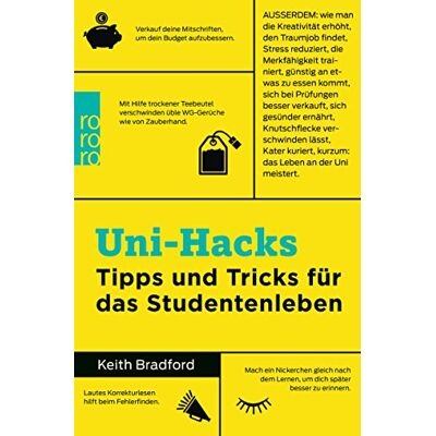 Keith Bradford - Uni-Hacks: Tipps und Tricks für das Studentenleben - Preis vom 20.06.2026 05:23:55 h Keith Bradford - Uni-Hacks: Tipps und Tricks für das Studentenleben - Preis vom 20.06.2026 05:23:55 h