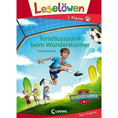 Ocke Bandixen - Leselöwen 1. Klasse - Torschusspanik beim Wunderstürmer: Mit Leselernschrift ABeZeh - Fußballgeschichte - Erstlesebuch für Kinder ab 6 Jahren - Preis vom 22.06.2026 23:23:57 h Ocke Bandixen - Leselöwen 1. Klasse - Torschusspanik beim Wunderstürmer: Mit Leselernschrift ABeZeh - Fußballgeschichte - Erstlesebuch für Kinder ab 6 Jahren - Preis vom 22.06.2026 23:23:57 h