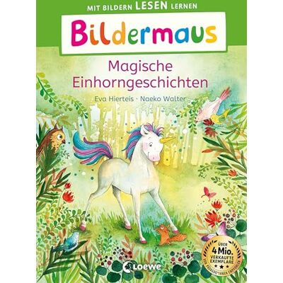Eva Hierteis - Bildermaus - Magische Einhorngeschichten: Mit Bildern lesen lernen - Ideal für die Vorschule und Leseanfänger ab 5 Jahren - Mit Leselernschrift ABeZeh - Preis vom 23.06.2026 11:45:09 h Eva Hierteis - Bildermaus - Magische Einhorngeschichten: Mit Bildern lesen lernen - Ideal für die Vorschule und Leseanfänger ab 5 Jahren - Mit Leselernschrift ABeZeh - Preis vom 23.06.2026 11:45:09 h