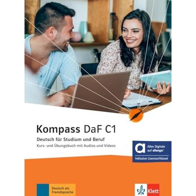 Kompass DaF C1 : Deutsch für Studium und Beruf : Kurs- und Ubungsbuch mit Audios und Videos - Preis vom 24.06.2026 19:44:00 h Kompass DaF C1 : Deutsch für Studium und Beruf : Kurs- und Ubungsbuch mit Audios und Videos - Preis vom 24.06.2026 19:44:00 h