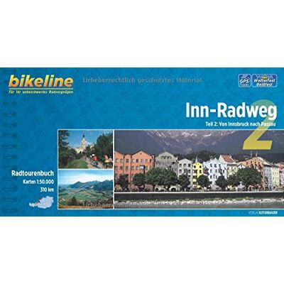 bikeline - Inn-Radweg 2: Von Innsbruck nach Passau 1:50 000, 310 km. GPS-Tracks-Download, wetterfest/reißfest - Preis vom 20.06.2026 05:23:55 h bikeline - Inn-Radweg 2: Von Innsbruck nach Passau 1:50 000, 310 km. GPS-Tracks-Download, wetterfest/reißfest - Preis vom 20.06.2026 05:23:55 h