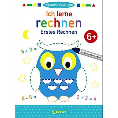 Loewe Lernen und Rätseln - Wisch und wieder weg - Ich lerne rechnen 6+: Erstes Rechnen - Übungen zum Rechnentraining für Kinder ab 6 Jahre - Preis vom 22.09.2026 03:35:57 h Loewe Lernen und Rätseln - Wisch und wieder weg - Ich lerne rechnen 6+: Erstes Rechnen - Übungen zum Rechnentraining für Kinder ab 6 Jahre - Preis vom 22.09.2026 03:35:57 h