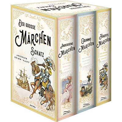 Wilhelm Grimm - Der große Märchenschatz: Andersens Märchen, Grimms Märchen, Hauffs Märchen: 3 Bände im Schuber - Preis vom 20.06.2026 05:23:55 h Wilhelm Grimm - Der große Märchenschatz: Andersens Märchen, Grimms Märchen, Hauffs Märchen: 3 Bände im Schuber - Preis vom 20.06.2026 05:23:55 h