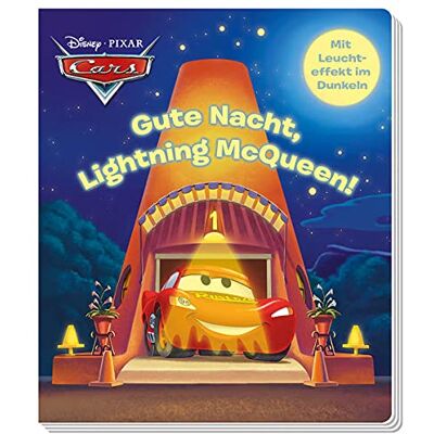 Panini - Disney PIXAR Cars: Gute Nacht, Lightning McQueen!: Pappbilderbuch mit Glow-in-the-Dark-Effekten auf jeder Seite - Preis vom 24.06.2026 07:42:13 h Panini - Disney PIXAR Cars: Gute Nacht, Lightning McQueen!: Pappbilderbuch mit Glow-in-the-Dark-Effekten auf jeder Seite - Preis vom 24.06.2026 07:42:13 h