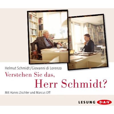 Helmut Schmidt - Verstehen Sie das, Herr Schmidt? - Preis vom 17.06.2026 05:34:31 h Helmut Schmidt - Verstehen Sie das, Herr Schmidt? - Preis vom 17.06.2026 05:34:31 h