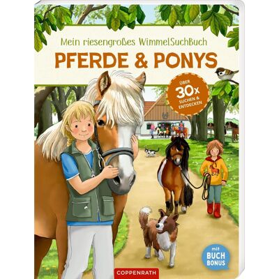 Mein riesengroßes WimmelSuchBuch: Pferde & Ponys: Über 30 x suchen und entdecken!: Pappbilderbuch mit vielen Fakten ums Pferd; mit Memo-Spiel per QR-Code; ab 2 Jahren - Preis vom 22.06.2026 23:23:57 h Mein riesengroßes WimmelSuchBuch: Pferde & Ponys: Über 30 x suchen und entdecken!: Pappbilderbuch mit vielen Fakten ums Pferd; mit Memo-Spiel per QR-Code; ab 2 Jahren - Preis vom 22.06.2026 23:23:57 h