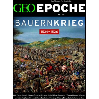 Jürgen Schaefer - GEO Epoche 131/2025 - Der Bauernkrieg: Das Magazin für Geschichte - Preis vom 23.06.2026 11:45:09 h Jürgen Schaefer - GEO Epoche 131/2025 - Der Bauernkrieg: Das Magazin für Geschichte - Preis vom 23.06.2026 11:45:09 h