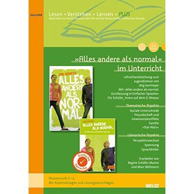 Marc »Alles andere als normal« im Unterricht: Lehrerhandreichung zum Jugendroman von Jörg Isermeyer (Klassenstufe 5-6, mit Kopiervorlagen) (Beltz Praxis / Lesen - Verstehen - Lernen) - Preis vom 24.06.2026 19:44:00 h Marc »Alles andere als normal« im Unterricht: Lehrerhandreichung zum Jugendroman von Jörg Isermeyer (Klassenstufe 5-6, mit Kopiervorlagen) (Beltz Praxis / Lesen - Verstehen - Lernen) - Preis vom 24.06.2026 19:44:00 h