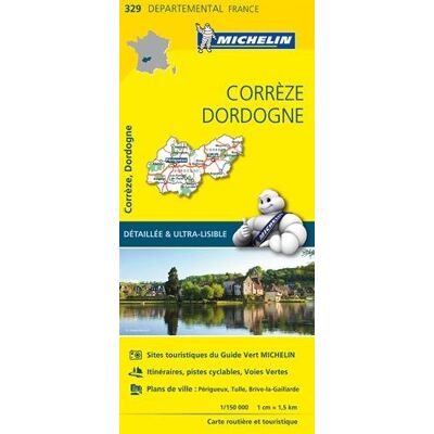 CORREZE / DORDOGNE 11329 CARTE ' LOCAL ' ( France ) MICHELIN KAART - Preis vom 19.06.2026 05:29:47 h CORREZE / DORDOGNE 11329 CARTE ' LOCAL ' ( France ) MICHELIN KAART - Preis vom 19.06.2026 05:29:47 h