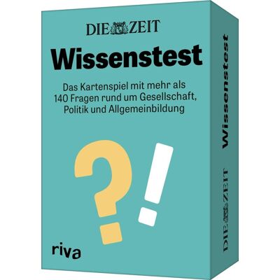 DIE ZEIT »Wissenstest«: Das Kartenspiel mit mehr als 140 Fragen rund um Gesellschaft, Politik und Allgemeinbildung Quiz zum Online-Magazin. Geschenk zu Weihnachten, Geburtstag - Preis vom 23.06.2026 11:45:09 h DIE ZEIT »Wissenstest«: Das Kartenspiel mit mehr als 140 Fragen rund um Gesellschaft, Politik und Allgemeinbildung Quiz zum Online-Magazin. Geschenk zu Weihnachten, Geburtstag - Preis vom 23.06.2026 11:45:09 h