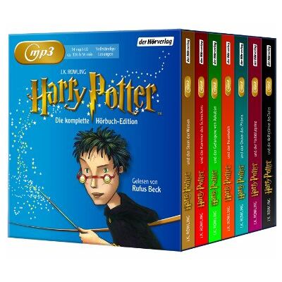 Rowling, J. K. - Harry Potter: Die komplette Hörbuch Edition - Gelesen von Rufus Beck - Preis vom 16.06.2026 05:30:18 h Rowling, J. K. - Harry Potter: Die komplette Hörbuch Edition - Gelesen von Rufus Beck - Preis vom 16.06.2026 05:30:18 h