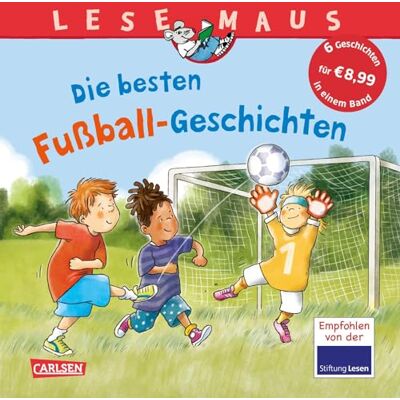 Ralf Butschkow - LESEMAUS Sonderbände: Die besten Fußball-Geschichten: Sechs Geschichten in einem Band für Kinder ab 3 Jahre - Preis vom 17.06.2026 05:34:31 h Ralf Butschkow - LESEMAUS Sonderbände: Die besten Fußball-Geschichten: Sechs Geschichten in einem Band für Kinder ab 3 Jahre - Preis vom 17.06.2026 05:34:31 h