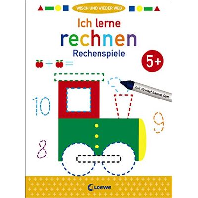Loewe Wisch und wieder weg - Ich lerne rechnen 5+: Rechenspiele - Übungen zum Rechnentraining für Kinder ab 5 Jahre - Preis vom 22.06.2026 23:23:57 h Loewe Wisch und wieder weg - Ich lerne rechnen 5+: Rechenspiele - Übungen zum Rechnentraining für Kinder ab 5 Jahre - Preis vom 22.06.2026 23:23:57 h
