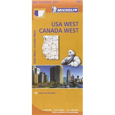 Michelin 585 USA West, Canada West - Preis vom 19.06.2026 05:29:47 h Michelin 585 USA West, Canada West - Preis vom 19.06.2026 05:29:47 h