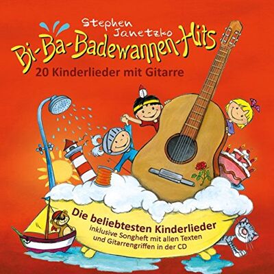 Stephen Janetzko - Bi-Ba-Badewannen-Hits - 20 Kinderlieder mit Gitarre: Die beliebtesten Kinderlieder inklusive Songheft mit allen Texten und Gitarrengriffen in der CD - Preis vom 25.06.2026 23:23:36 h Stephen Janetzko - Bi-Ba-Badewannen-Hits - 20 Kinderlieder mit Gitarre: Die beliebtesten Kinderlieder inklusive Songheft mit allen Texten und Gitarrengriffen in der CD - Preis vom 25.06.2026 23:23:36 h