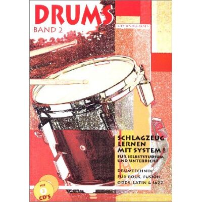 Lutz Renziehausen - Drums. Schlagzeug lernen mit System!: Drums, Band 2: Drumtechnick für Rock, Fusion, Odds, Latin & Jazz, inkl. 2 Audio-CDs: BD 2 - Preis vom 24.06.2026 19:44:00 h Lutz Renziehausen - Drums. Schlagzeug lernen mit System!: Drums, Band 2: Drumtechnick für Rock, Fusion, Odds, Latin & Jazz, inkl. 2 Audio-CDs: BD 2 - Preis vom 24.06.2026 19:44:00 h