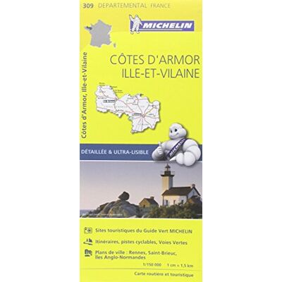 COTES D ' ARMOR 11309 CARTE ' LOCAL ' ( France ) MICHELIN KAART - Preis vom 17.06.2026 05:34:31 h COTES D ' ARMOR 11309 CARTE ' LOCAL ' ( France ) MICHELIN KAART - Preis vom 17.06.2026 05:34:31 h