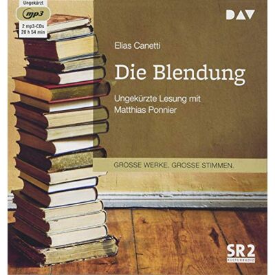 Elias Canetti - Die Blendung: Ungekürzte Lesung mit Matthias Ponnier (2 mp3-CDs) - Preis vom 22.06.2026 23:23:57 h Elias Canetti - Die Blendung: Ungekürzte Lesung mit Matthias Ponnier (2 mp3-CDs) - Preis vom 22.06.2026 23:23:57 h