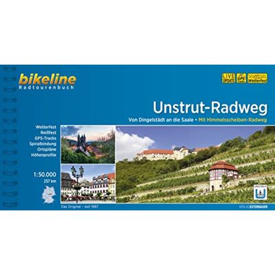 Esterbauer Verlag - Unstrut-Radweg: Von Dingelstädt an die Saale. Mit Himmelsscheiben-Radweg. 327 km, 1:50.000, wetterfest/reißfest, GPS-Tracks Download, LiveUpdate: Von ... LiveUpdate (Bikeline Radtourenbücher) - Preis vom 20.06.2026 05:23:55 h Esterbauer Verlag - Unstrut-Radweg: Von Dingelstädt an die Saale. Mit Himmelsscheiben-Radweg. 327 km, 1:50.000, wetterfest/reißfest, GPS-Tracks Download, LiveUpdate: Von ... LiveUpdate (Bikeline Radtourenbücher) - Preis vom 20.06.2026 05:23:55 h