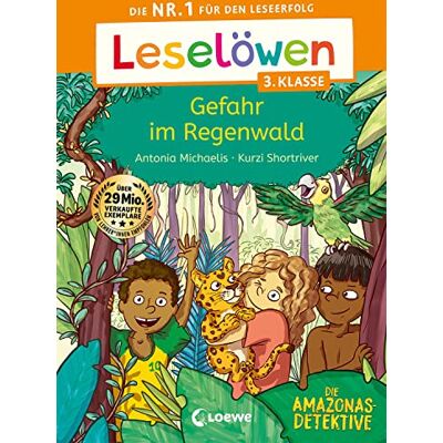 Antonia Michaelis - Leselöwen 3. Klasse - Amazonas-Detektive: Gefahr im Regenwald: Die Nr. 1 für den Leseerfolg - Mit Leselernschrift ABeZeh - Lesespaß für Kinder ab 8 Jahren - Preis vom 22.06.2026 23:23:57 h Antonia Michaelis - Leselöwen 3. Klasse - Amazonas-Detektive: Gefahr im Regenwald: Die Nr. 1 für den Leseerfolg - Mit Leselernschrift ABeZeh - Lesespaß für Kinder ab 8 Jahren - Preis vom 22.06.2026 23:23:57 h