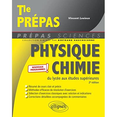 Vincent Physique chimie, du lycée aux études supérieures : terminale prépas : nouveaux programmes - Preis vom 22.06.2026 23:23:57 h Vincent Physique chimie, du lycée aux études supérieures : terminale prépas : nouveaux programmes - Preis vom 22.06.2026 23:23:57 h