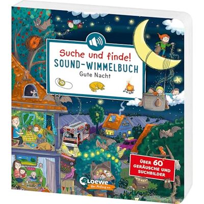 Suche und finde! Sound-Wimmelbuch - Gute Nacht: Höre und staune! Über 60 Geräusche und Suchbilder - Wimmelspaß mit XXL-Sounds in Hörspielqualität ab 2 Jahren - Preis vom 22.06.2026 23:23:57 h Suche und finde! Sound-Wimmelbuch - Gute Nacht: Höre und staune! Über 60 Geräusche und Suchbilder - Wimmelspaß mit XXL-Sounds in Hörspielqualität ab 2 Jahren - Preis vom 22.06.2026 23:23:57 h