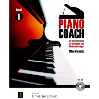 Mike Cornick - Piano Coach, für Klavier mit Audio-CD - Preis vom 23.06.2026 11:45:09 h Mike Cornick - Piano Coach, für Klavier mit Audio-CD - Preis vom 23.06.2026 11:45:09 h