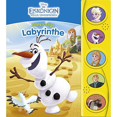 Phoenix Disney Die Eiskönigin - Olaf - Labyrinth-Soundbuch: Pappbilderbuch mit 5 Geräuschen - für Kinder ab 18 Monaten - Preis vom 07.08.2026 11:47:26 h Phoenix Disney Die Eiskönigin - Olaf - Labyrinth-Soundbuch: Pappbilderbuch mit 5 Geräuschen - für Kinder ab 18 Monaten - Preis vom 07.08.2026 11:47:26 h